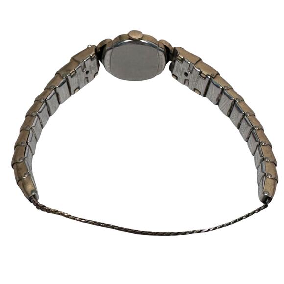 Deauville Ladies Cocktail Watch Gold Tone Metal Speidel Spirit of Paris Bracelet - Picture 3 of 9